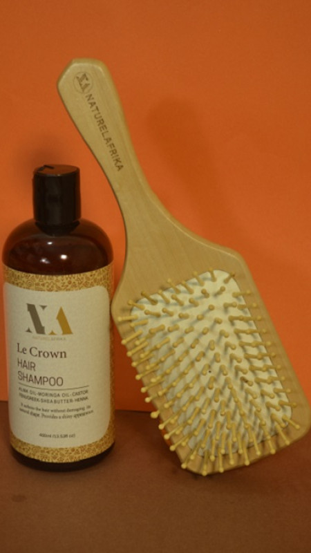 Le Crown Hair  Shampoo 400ml Shea, Fenugreek, Amla, Moringa, Rosemary, Henna, Castor, Argan