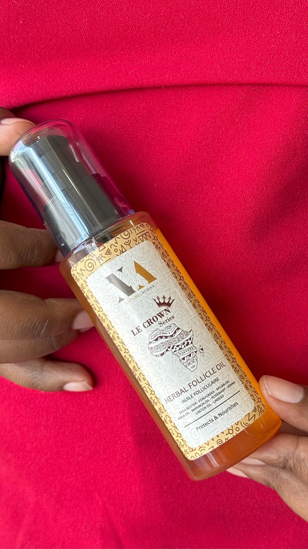 Le Crown Herbal Follicle Oil 100ml Clove, Fenugreek, Amla, Moringa, Rosemary, Henna, Castor, Argan, Linseed