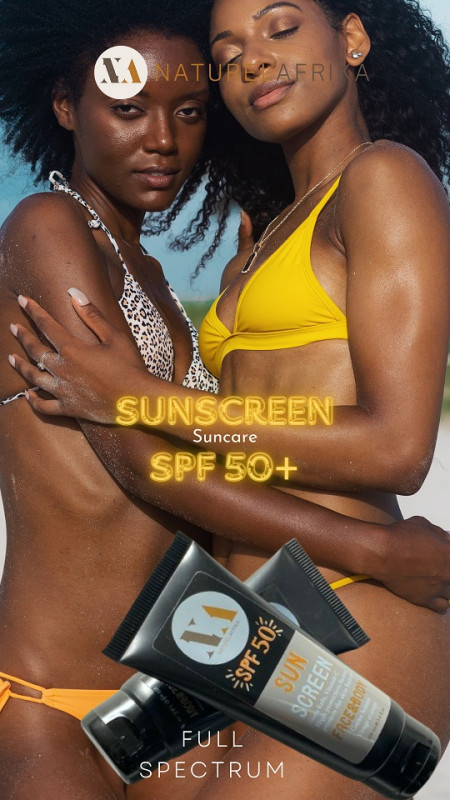 SPF50+ Sun Screen Cream face& body 100ml High Protection UVA+UVB Broad Spectrum + Gotu Kola, Aloe Vera, Glycerin