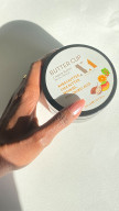 Butter Cup Creamy Whipped Shea Body Butter Moisturizer 250ml with Coconut Butter, Mango Butter, Argan