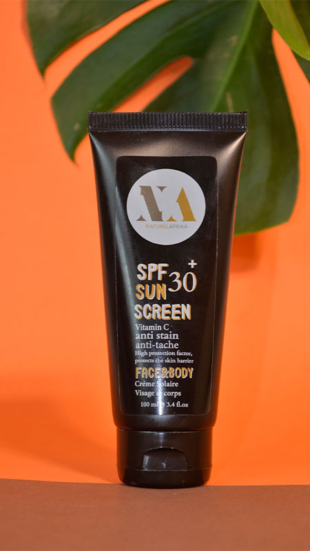 SPF30+ Sunscreen Cream 100ml high protection UVA+UVB+Antistain, Anti-dark-spot, Vitamin C, Alpha Arbutin, Jojoba, Squalene, Lactic Acid, Saxifraga