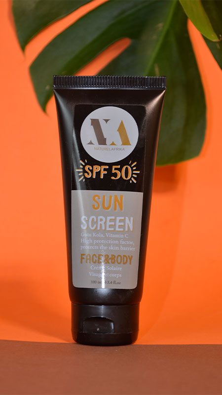 SPF50+ Sun Screen Cream face& body 100ml High Protection UVA+UVB Broad Spectrum + Gotu Kola, Aloe Vera, Glycerin